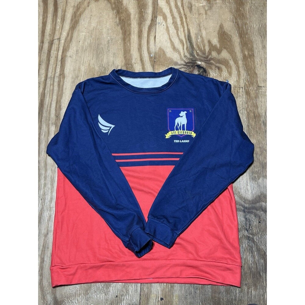 TED LASSO A.F.C. RICHMOND CREST CREW NECK SWEATSHIRT Adult L  @G1